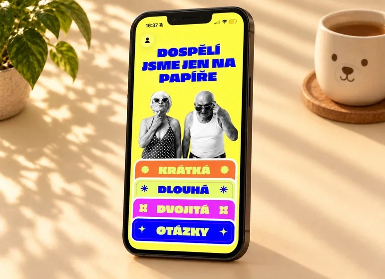 Aplikace Takyo na telefonu