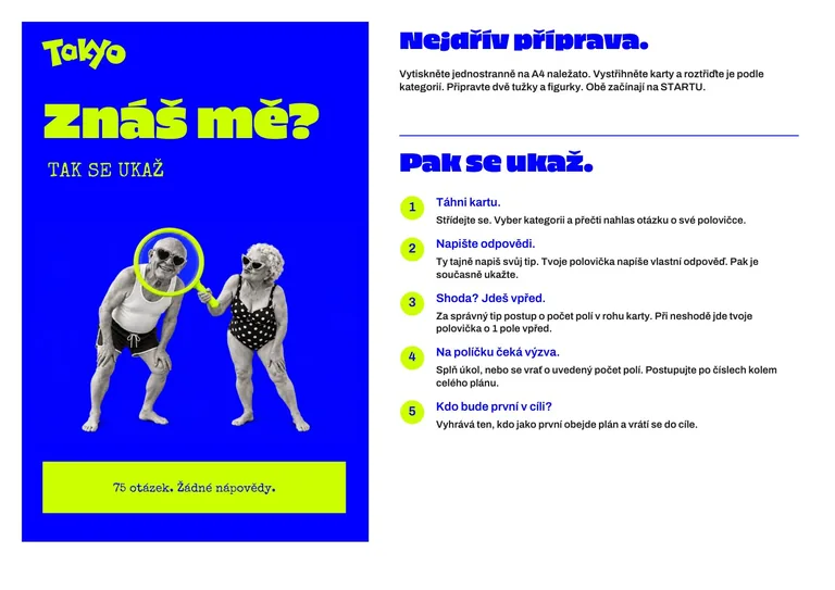 Znáš mě? Tak se ukaž — Pravidla a příprava